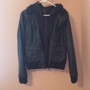 Obey leather jacket